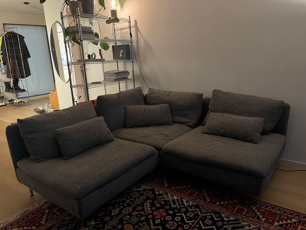 Ikea Sofas: SÖDERHAMN 3 Module ECKSOFA Grau – Gebraucht aus Winterthur von Lou_Be