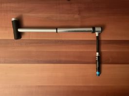 Crankbrothers Handpumpe, KLIC HV GAUGE, 150gr., 260mm