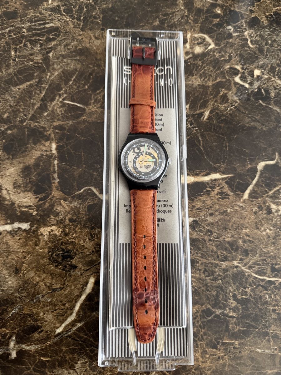 Swatch Orologi: SWATCH AUTOMATIC "Black Circles" Vintage 1992 – Usato da Fehraltorf venduto da flo0606