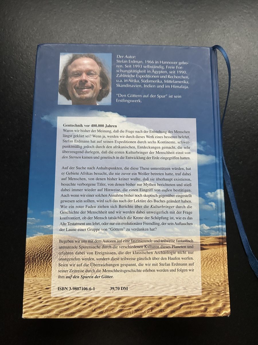 Libri: Buch Den Göttern auf der Spur Stefan Erdmann – Usato da Brislach venduto da gre_t5pb 2