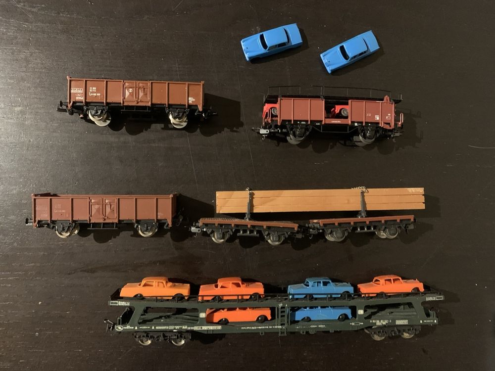 Lot De 9 Wagons Marchandises Lima - État Correct - Occasion