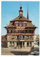 STEIN AM RHEIN Rathaus, Auto, Motorroller Zündapp Bella