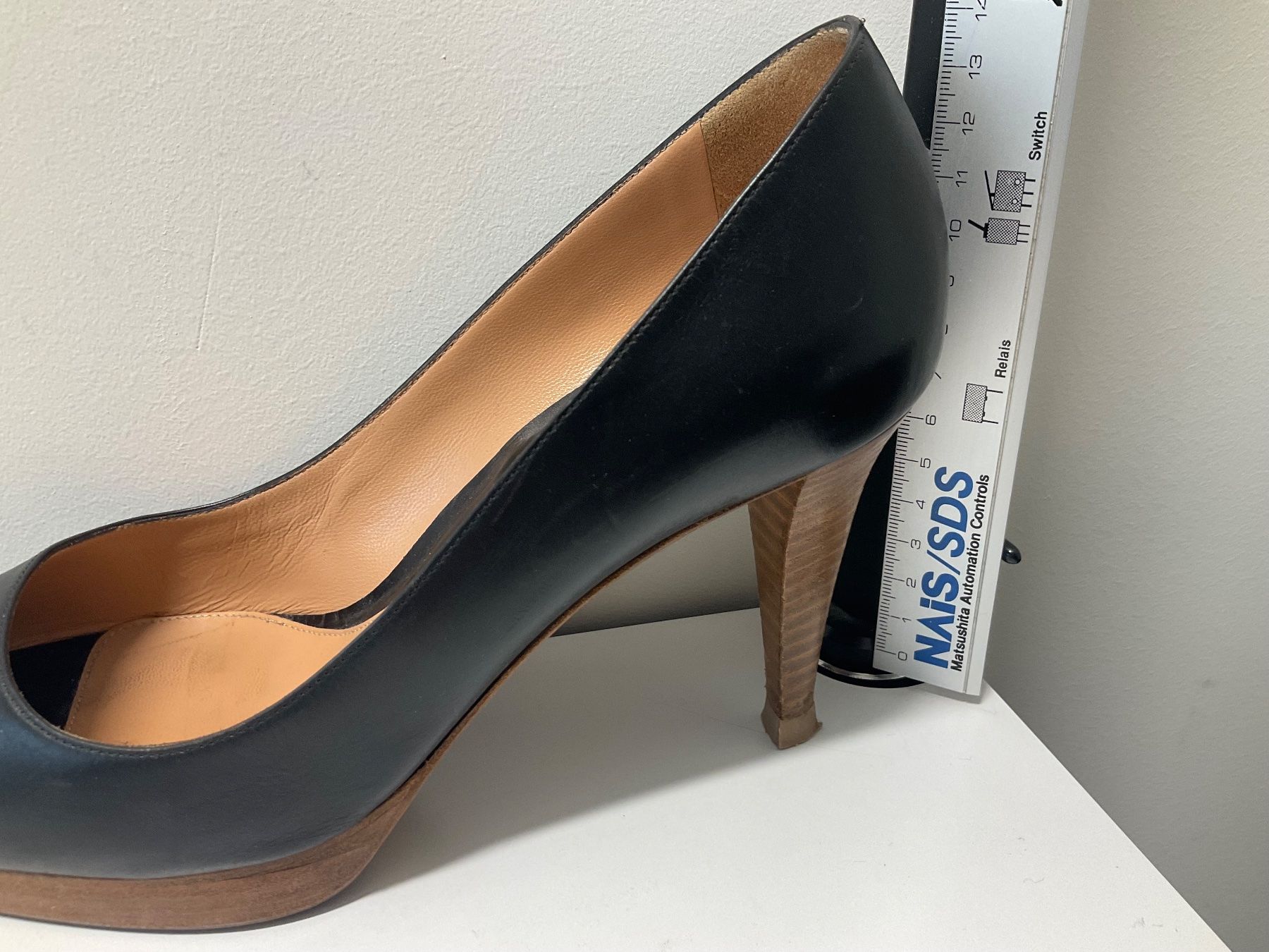 Sergio Rossi Scarpe da donna: Sergio Rossi Peep Toe Leder 38 – Usato da Wetzikon ZH venduto da coco8468 5