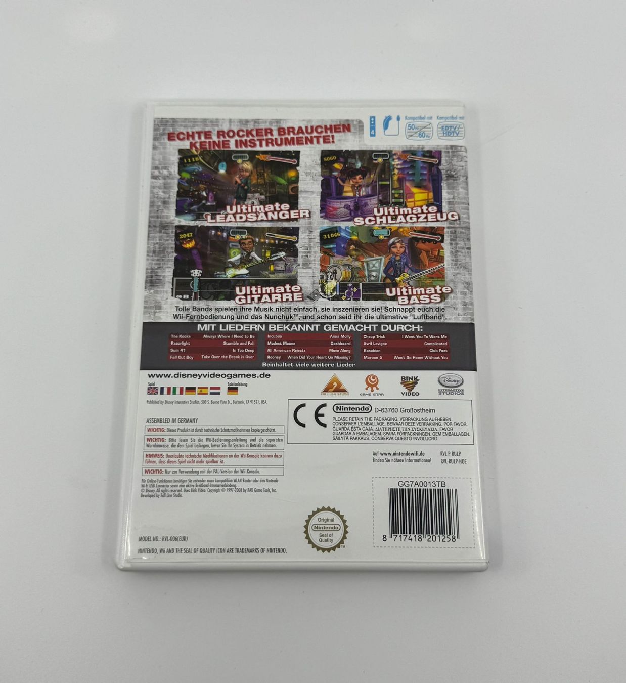 Spiele: Ultimate Band (Wii) – Gebraucht aus Herisau von Seyashop1 2