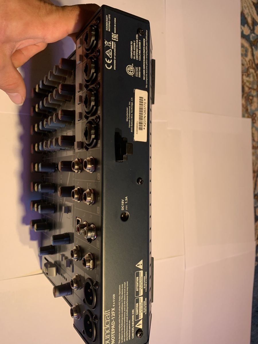 Soundcraft Console di mixaggio: Sondcraft Notepad-12FX – Usato da Luchsingen venduto da DragonOfFire 1