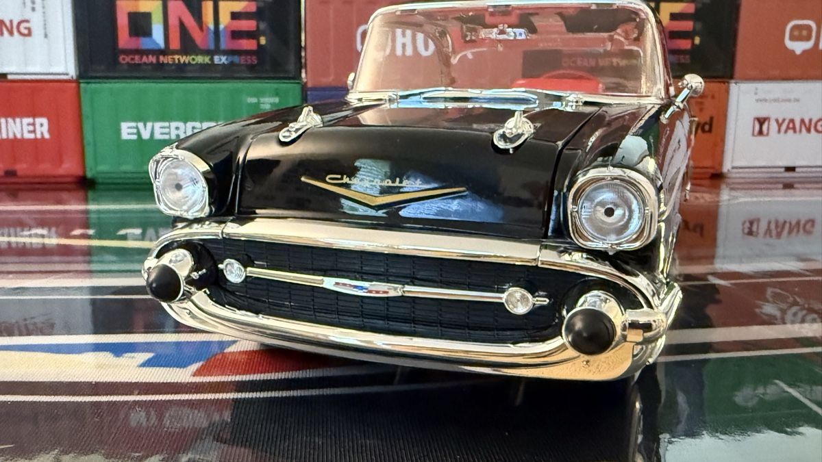 Chevrolet Modellautos: Chevrolet Bel Air 1957 schwarz  – Neu (gemäss Beschreibung) aus Basel von Zomeg 3