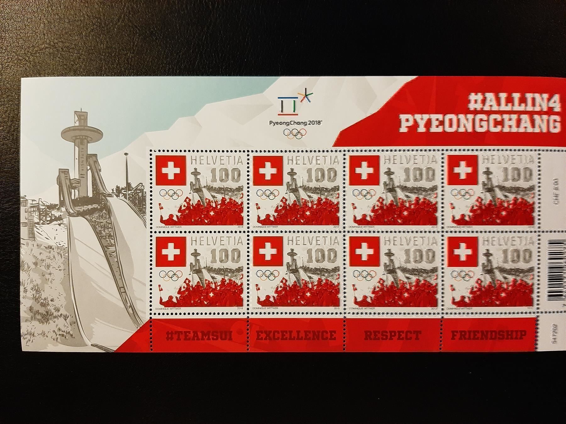 Tous les timbres: 2018 Olympia Südkorea Postfrisch – Neuf (Voir description) à Affoltern am Albis par Andrezc