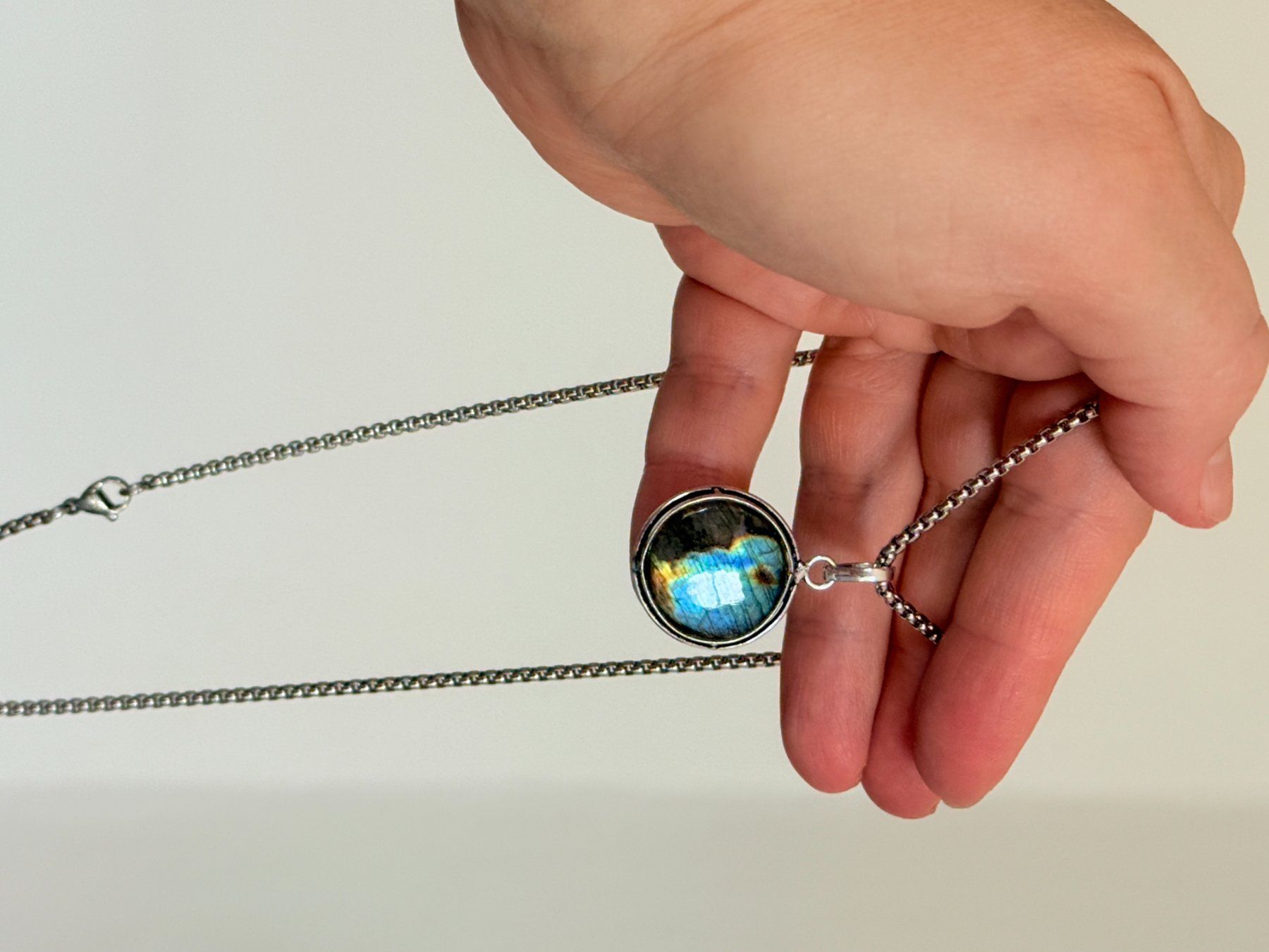 Catenine: Collier avec Labradorite – Nuovo e nell'imballaggio originale da Genève venduto da AWWA 6