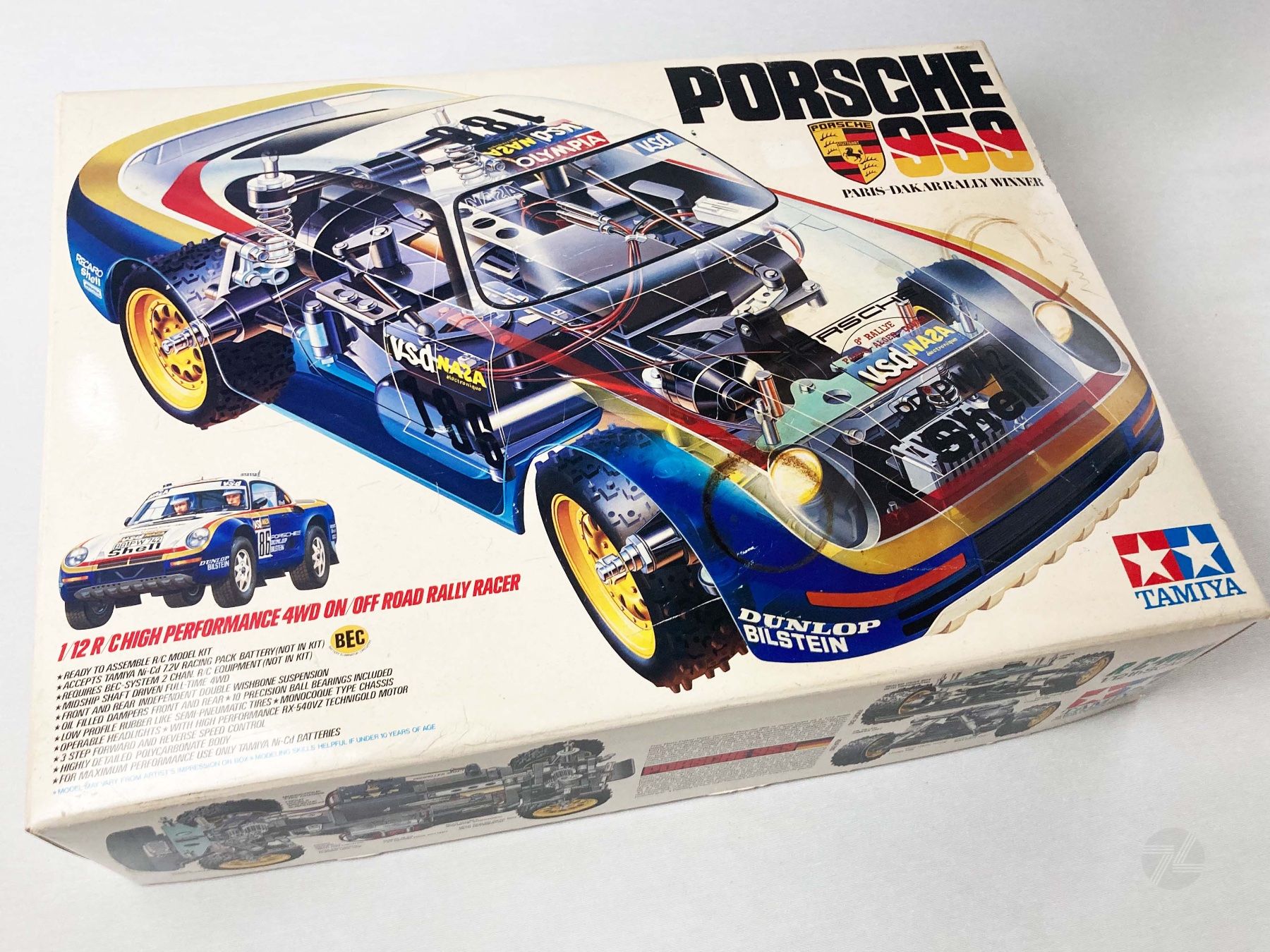 MANUAL TAMIYA PORSCHE 959 1/12