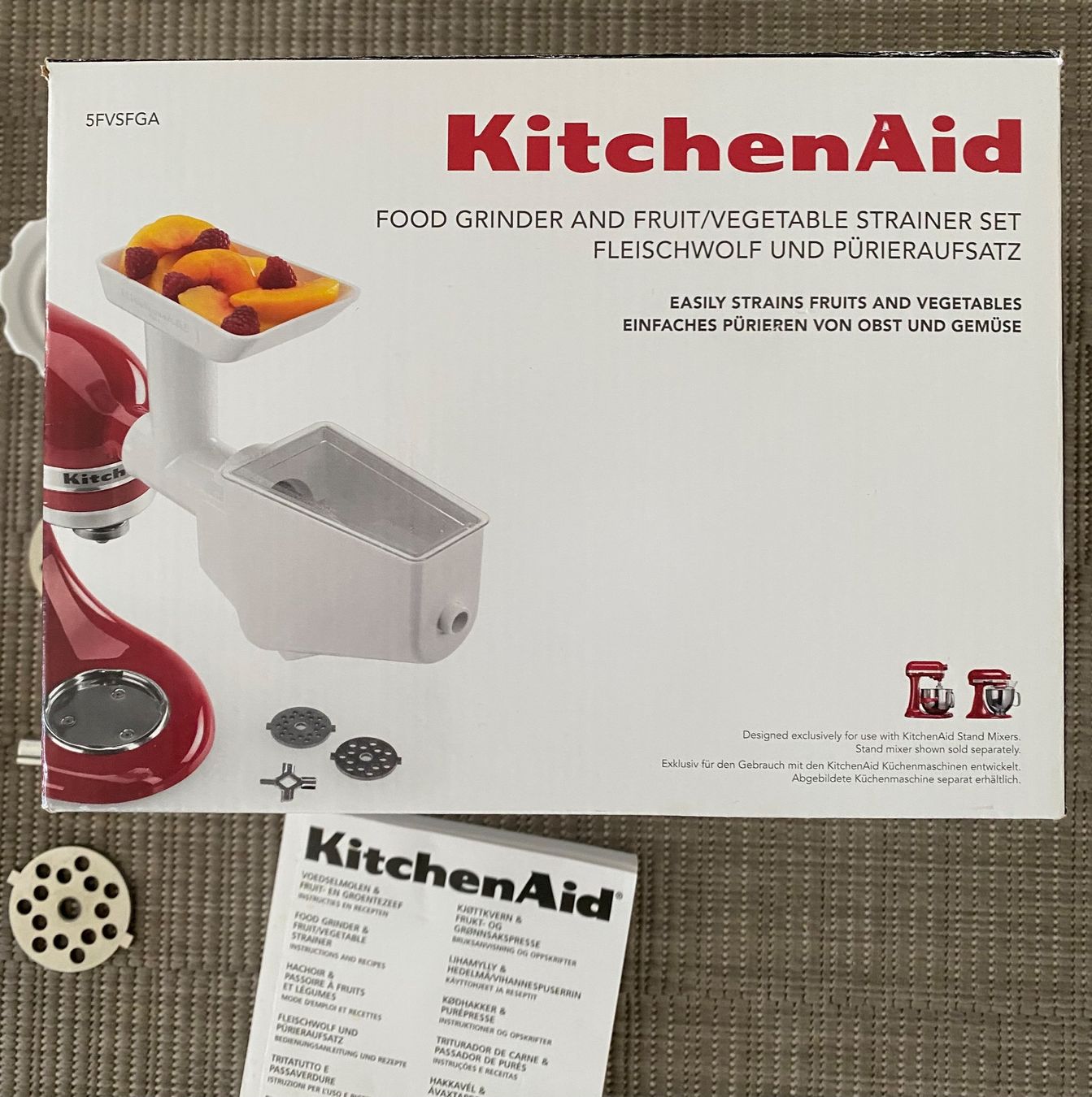 Kitchenaid Küchengeräte: KitchenAid Fleischwolf und Pürieraufsatz-Set – Gebraucht aus Bern von Mimmo00 7
