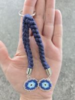💙 Porte-clé “Double regard protecteur” 🧿✨