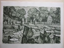 Diggelmann Alex Walter  LITHOGRAPHIE