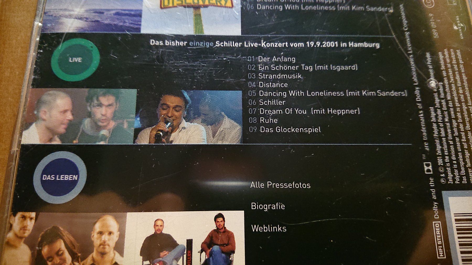 Tutti i DVDs: SCHILLER WELTREISE Die DVD – Usato da Wilderswil venduto da Exebub 4