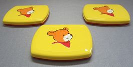 3 flache Blechdosen - Dein kleiner Rhombär  - Bärenmotiv