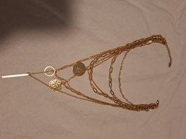 Necklace gold colour