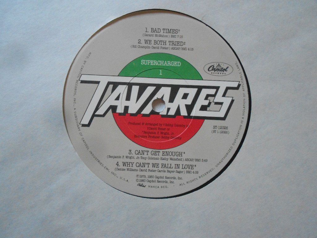 Dischi in vinile: TAVARES  -  SUPERCHARGED – Usato da Bex venduto da Giorgiob 4