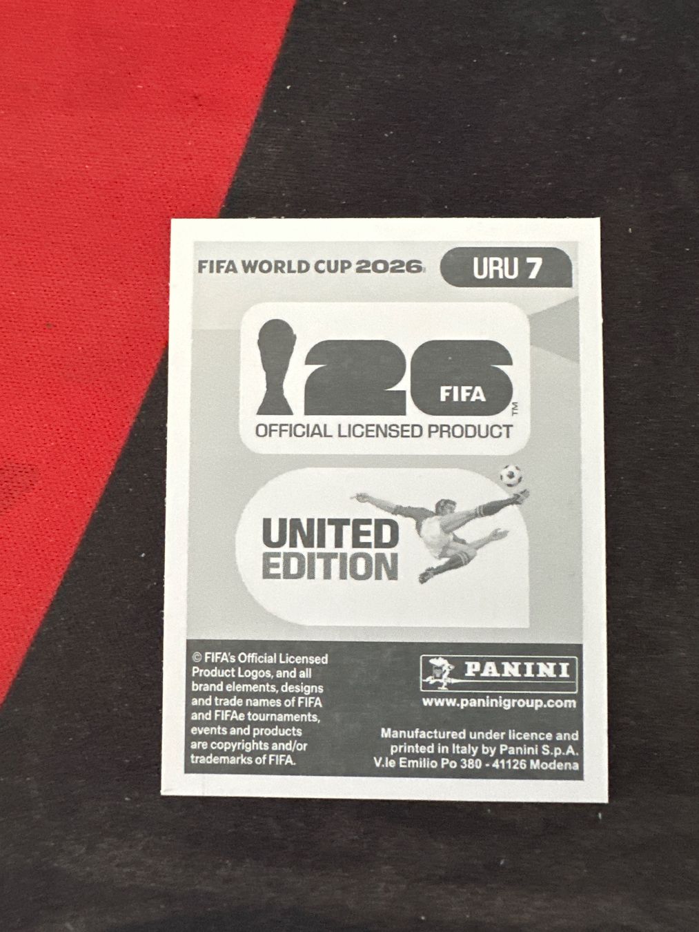 Panini Carte collezionabili: Panini FIFA WM 2026 Sticker - URU 7 – Usato da Sulz AG venduto da DealWerk 1