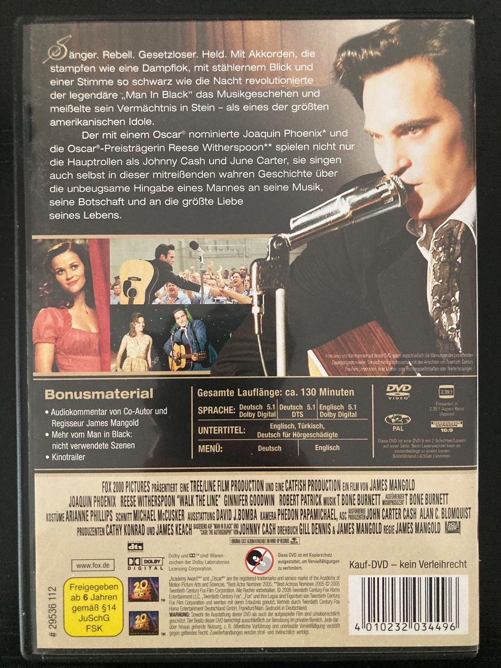 Tutti i DVDs: Walk the line - DVD – Usato da Bern venduto da Mige05 1