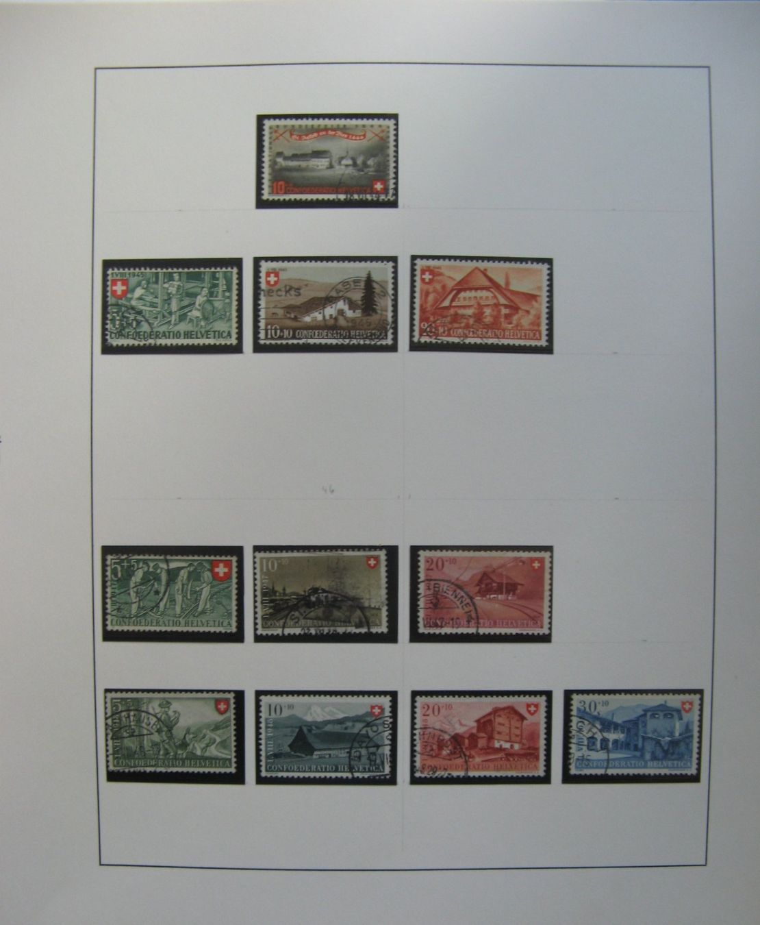 Alle Briefmarken: PP 1939 - 1981 – Gebraucht aus Frauenfeld von Interessent1 1