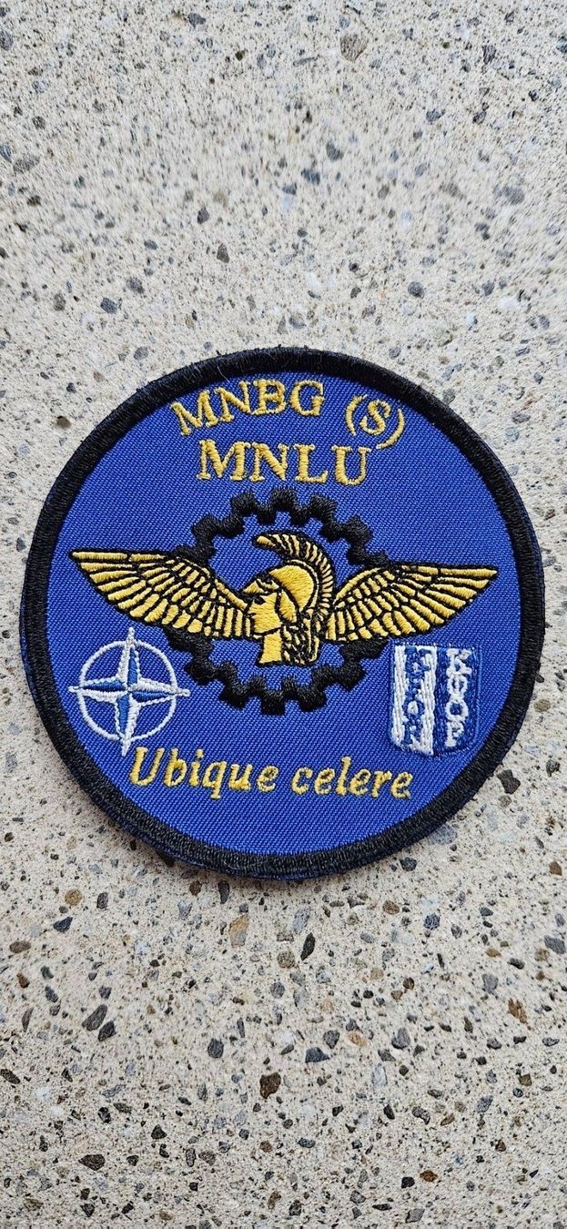 Schweizer Armee Placchette & Badge: *** Swisscoy Badge mit Klett *** – Nuovo e nell'imballaggio originale da Riedholz venduto da fr_sIruP