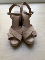 Castaner Keilabsatz Sandalen Beige Damen Grösse 38 Leder