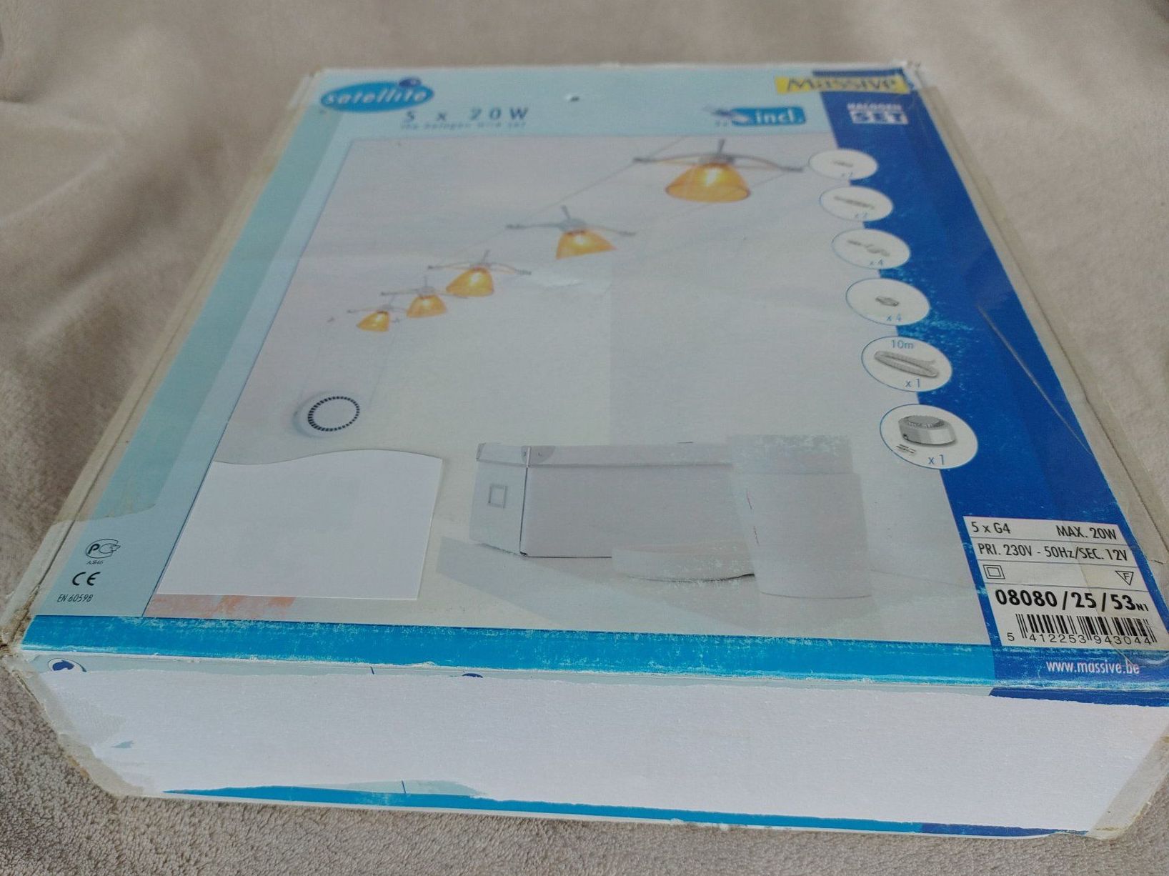 Lustres & lampes de plafonds: Halogen Seil-System, 5x20W, – Neuf (Voir description) à Strengelbach par Phorensic_30 1