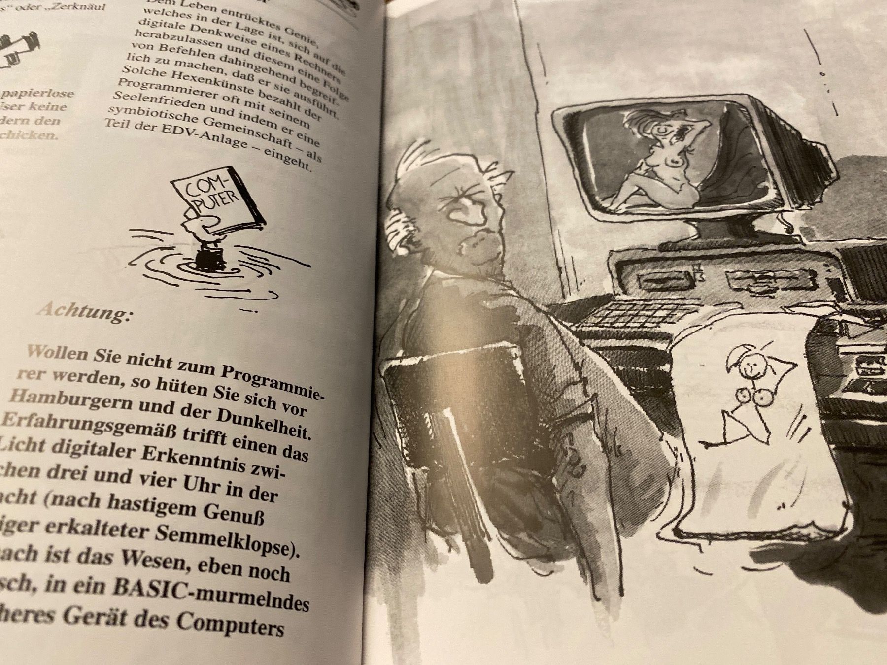 Libri: Computer Buch, Cartoons,  Gert Seidel & T. Plassman – Usato da Baden venduto da swiss-alps 6