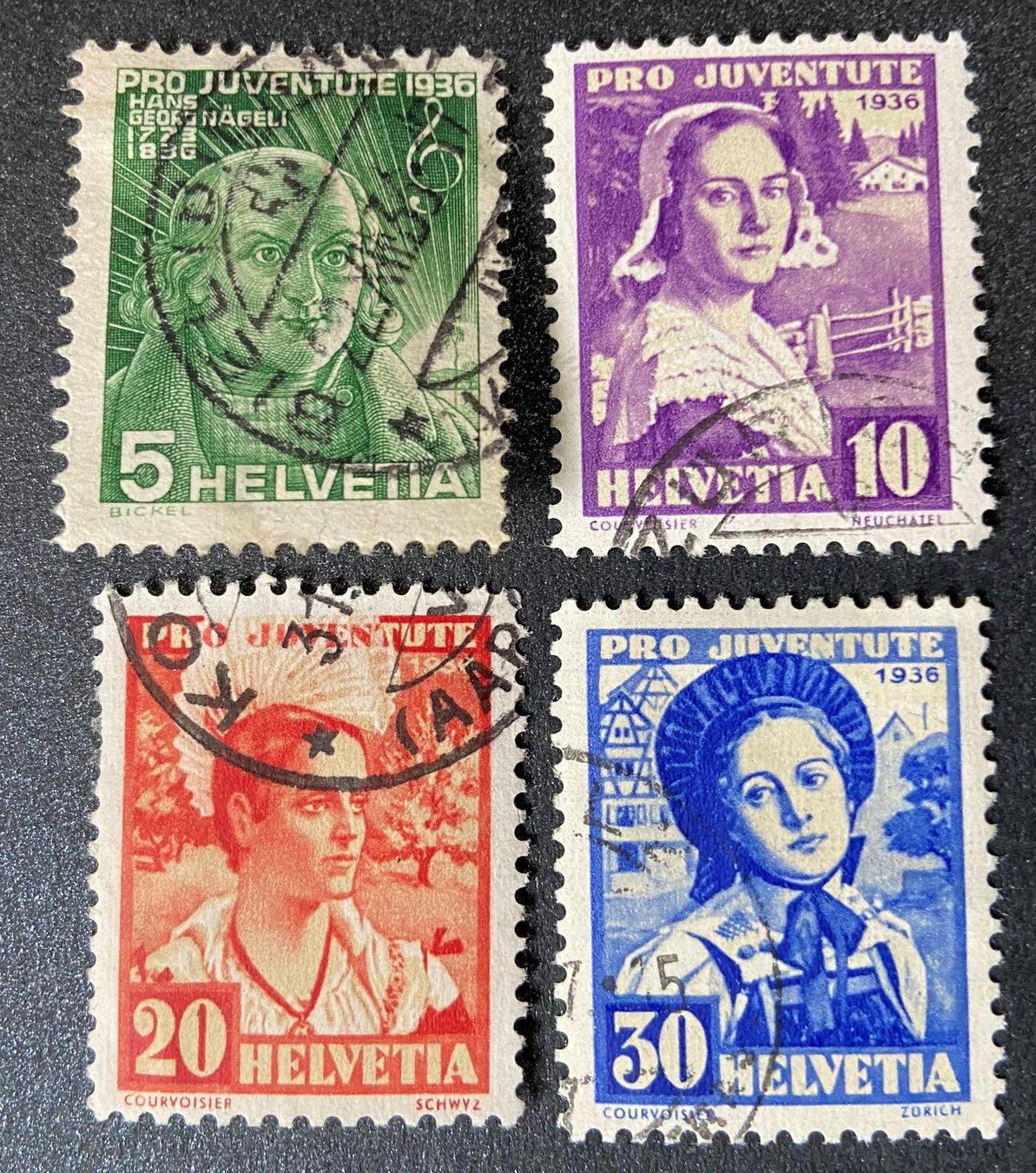 Tutti i francobolli: Lot  Pro Juventute Sätze 1932 - 1941 – Usato da Böckten venduto da Hansi36 4