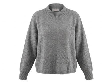 Damen Pullover Couleurs grau Stehkragen gebraucht