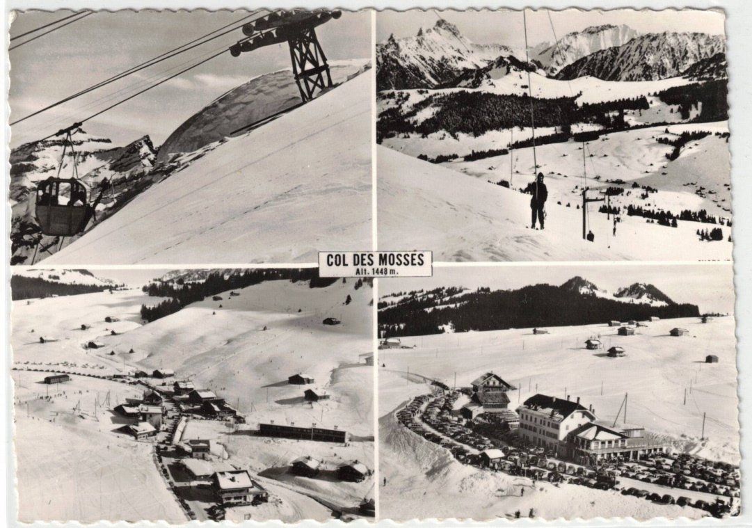 Ansichtskarten: Col des Mosses - 4 Bild AK – Gebraucht aus Binningen von Mountainrider