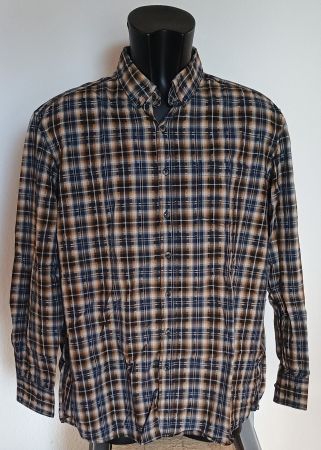 Hemd blau/weiss/gelb Gr. XL