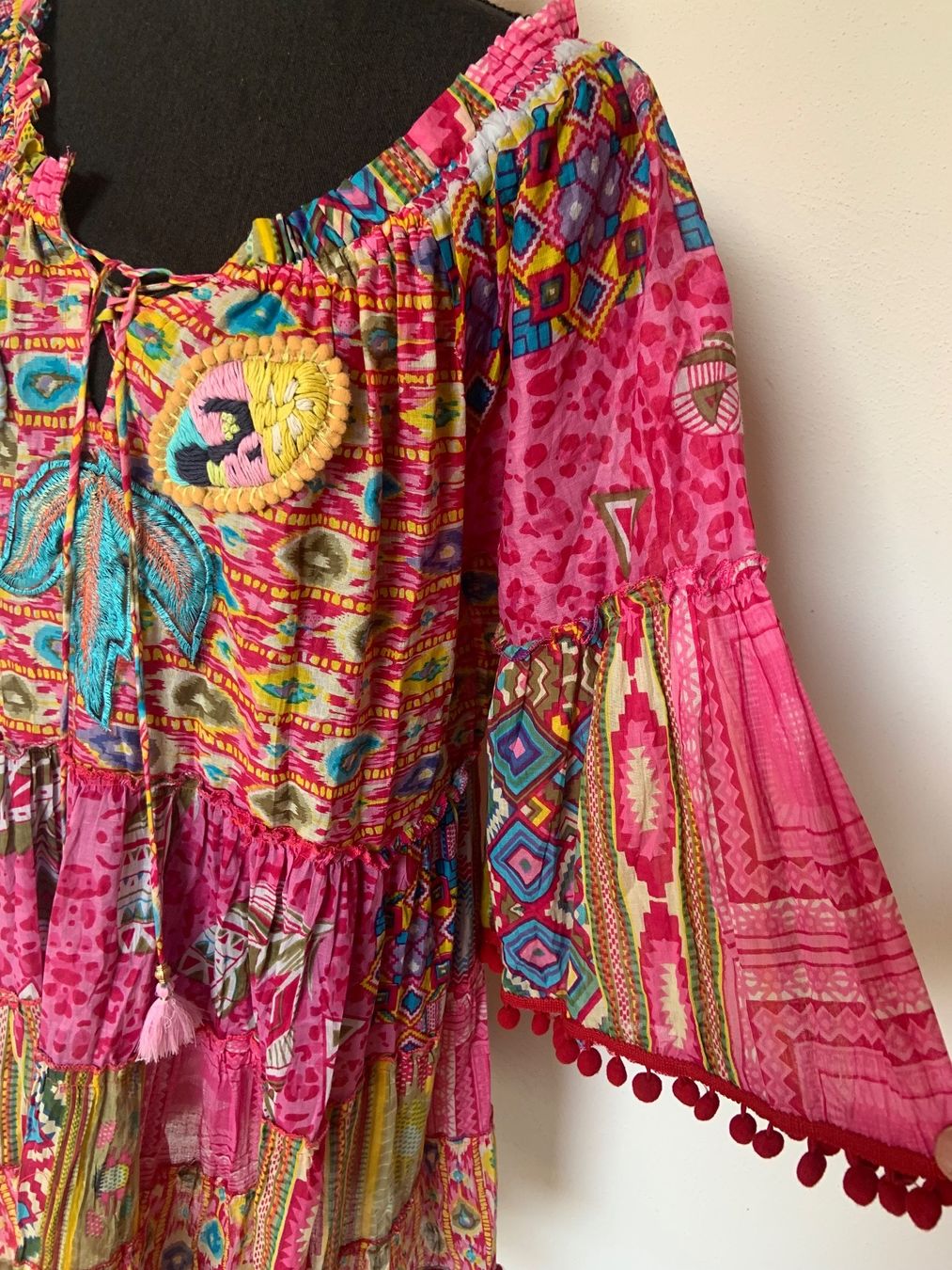 Kleider: Boho Stufenkleid im Positano Style – Neu (gemäss Beschreibung) aus Sigriswil von ck56 5