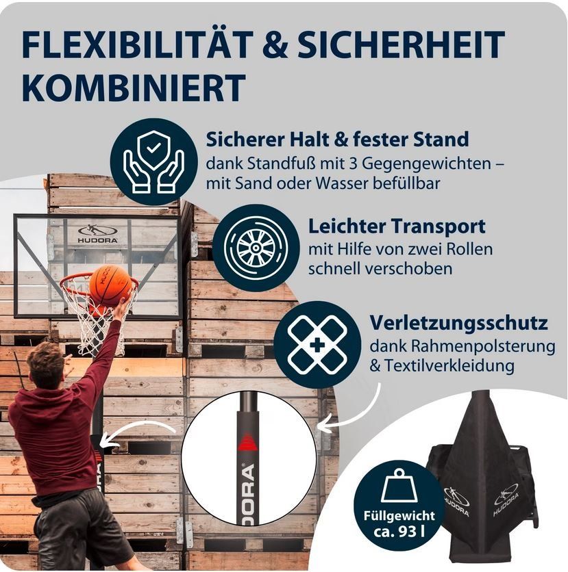 Basketballkörbe: Basketballständer Competition Pro von Hudora – Neu (gemäss Beschreibung) aus Morschach von Chucky20 5