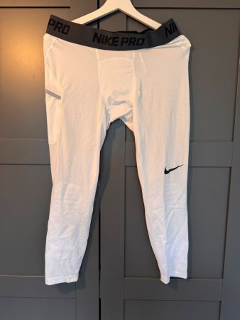 Nike Pro Compression Tights Weiss Grösse M