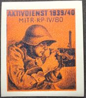 Soldatenmarke 2.WK, Mitrailleur Kp IV/80, Wi Inf 453