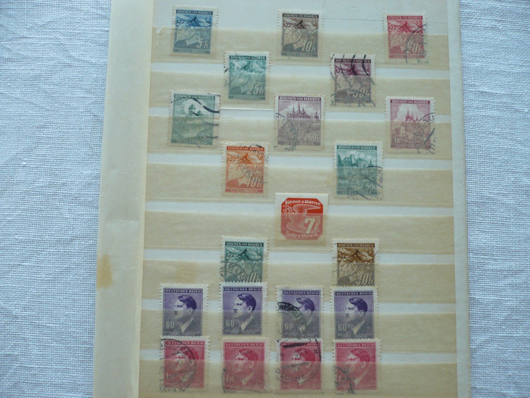 Tutti i francobolli: D 1939 - 42 Böhmen & Mähren – Usato da Zürich venduto da saltandpepper008