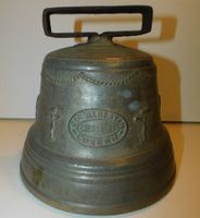 Glocke antike grosse Bronze Glocke  hat einen kl Hik