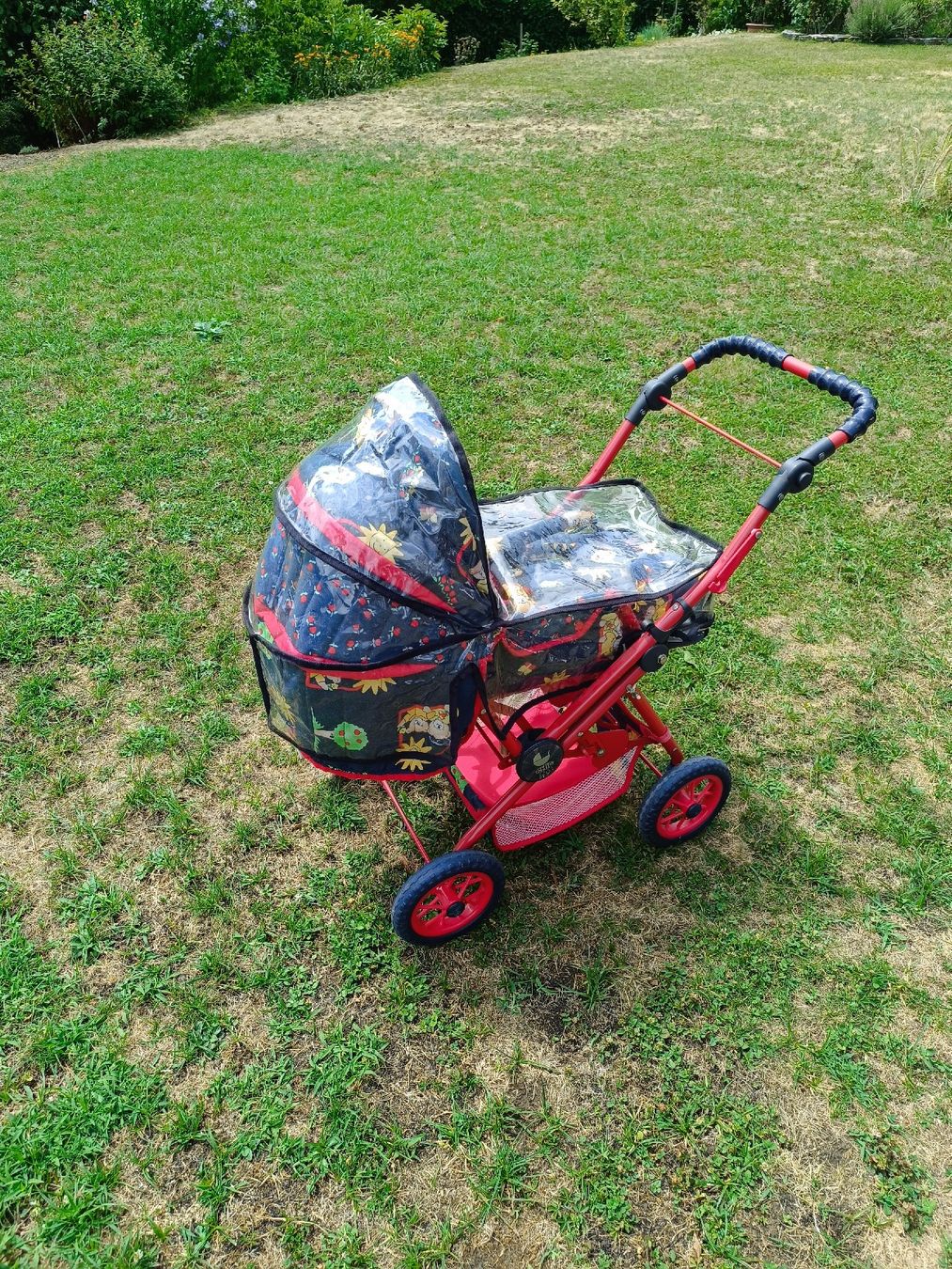 Carrozzine per bambole: Puppen Kinderwagen "Chic 4 Baby" rot mit Verdeck – Usato da Berikon venduto da mezzze 2