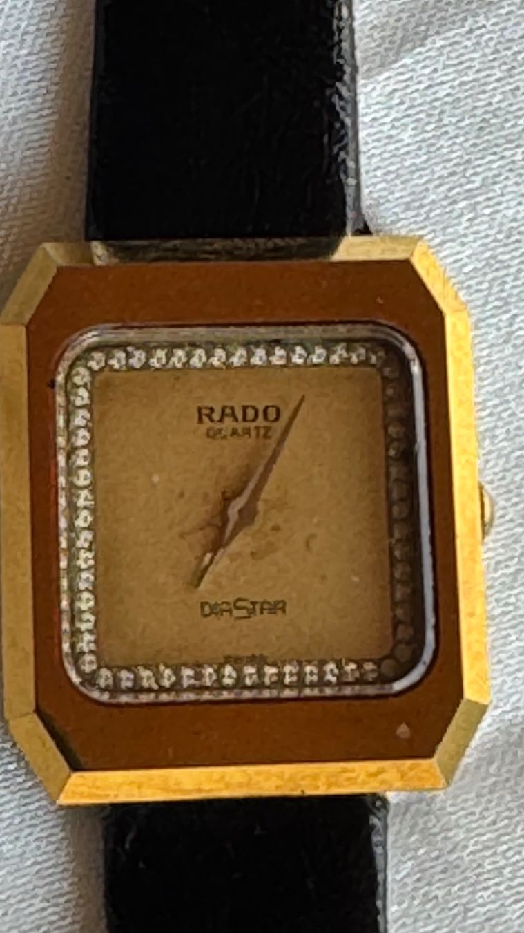 Rado Uhren: Rado Diastar mit Diamonds , Gold Optik, Quartz – Gebraucht aus Untersiggenthal von TimeandShine 9