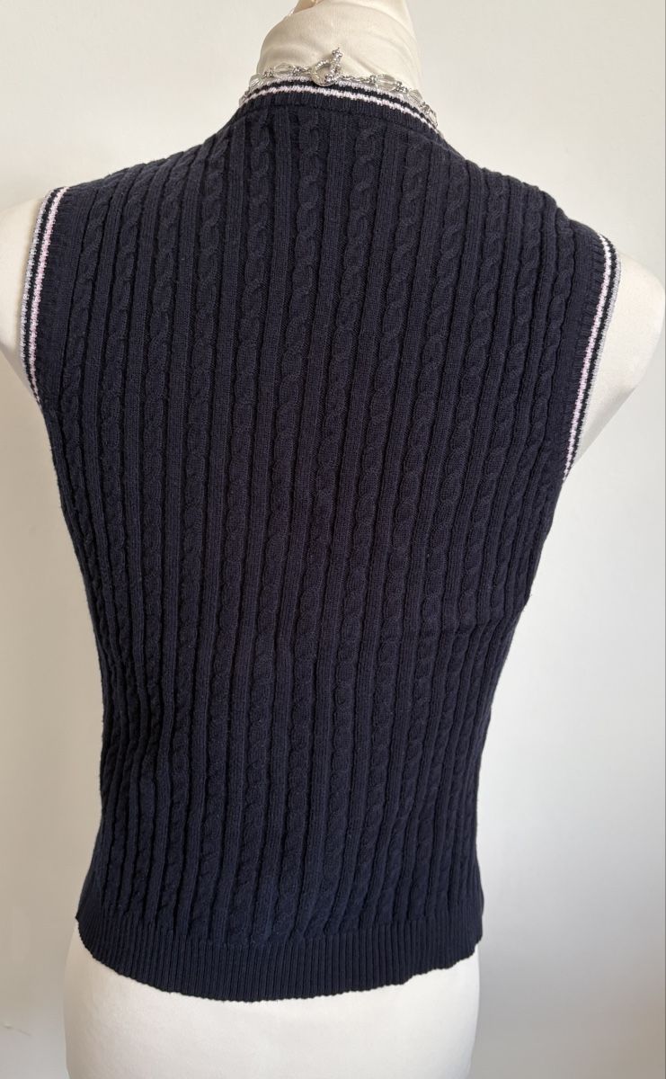 Pullover & Sweatshirts: REDGREEN Strickweste Pullover pullunder Dunkelblau M 36 38 – Gebraucht aus Rheinfelden von nad_6hrl 2