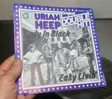 Uriah Heep – Lady In Black / Easy Livi VINYL SINGLE vg+/vg++