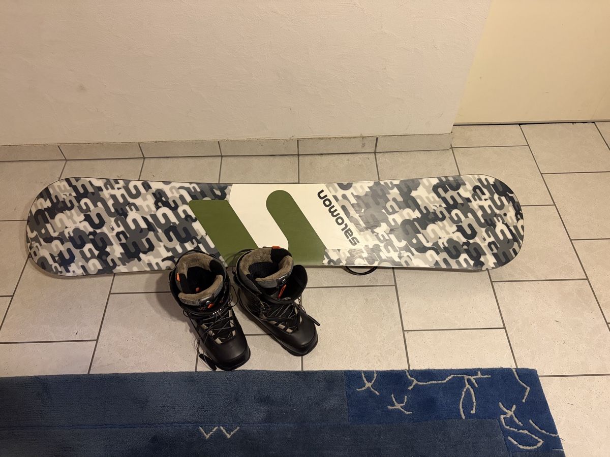 Boards: Snowboard und Schuhe  – Neu (gemäss Beschreibung) aus Saland von pas_68k2