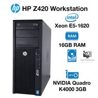 HP Z420/E5-1620-V2/16GB Ram/1TB HDD/NVIDIA Quadro K400/Win10