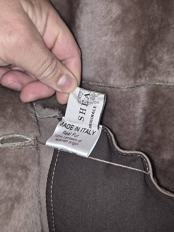 Cappotti: Echt Shearling Lammfell Leder Mantel Jacke Gr. 40 – Usato da Berikon venduto da LaGizmo5 2