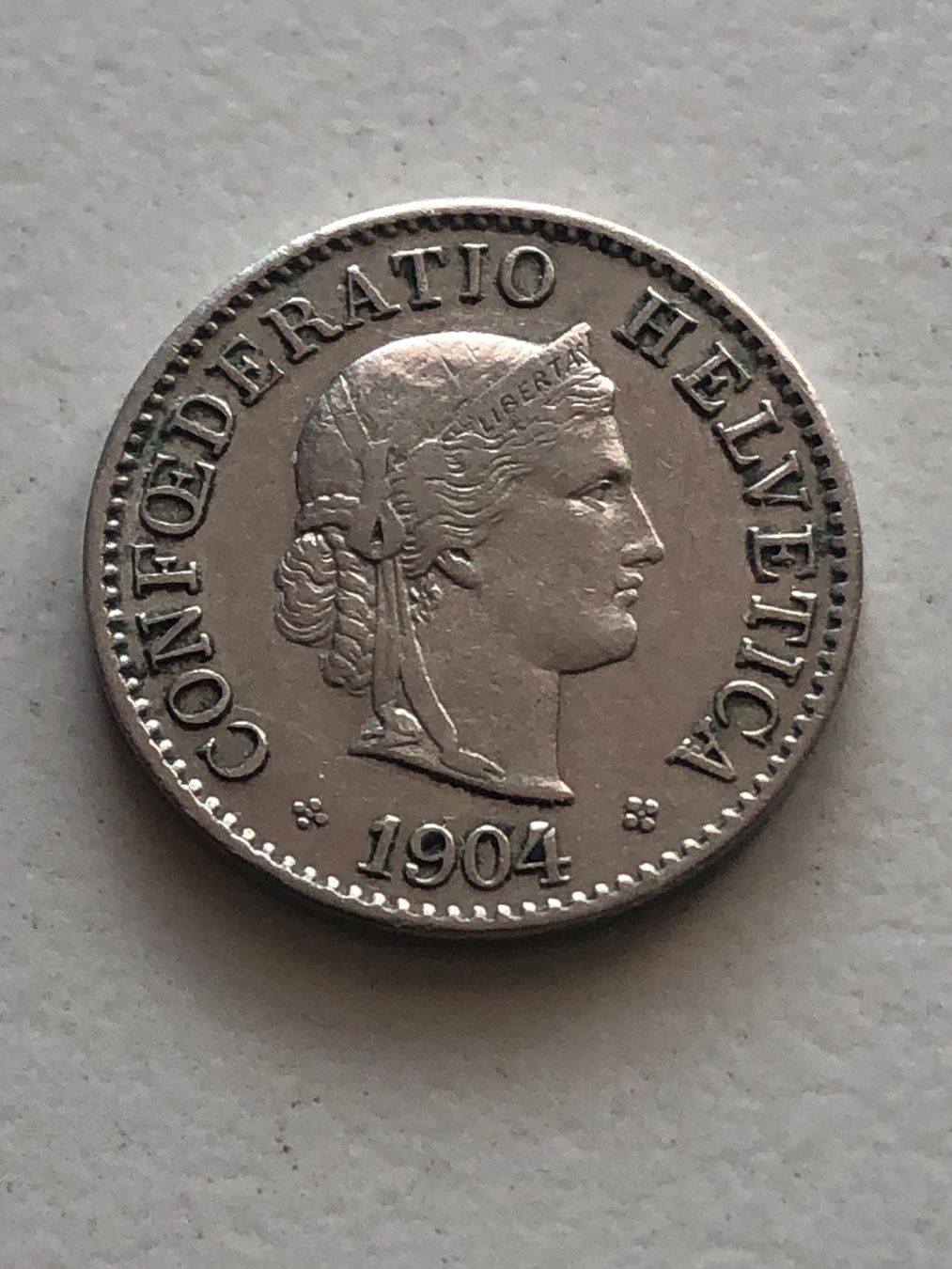Tutti le monete: 5 Rp. 1904 – Usato da Schötz venduto da Odpa