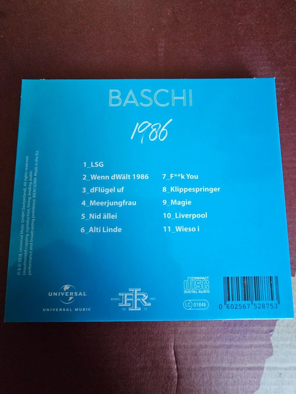 CDs: CD - Baschi – 1986 (Rock, 2018) – D'occasion à Biberist par Foolio0 1