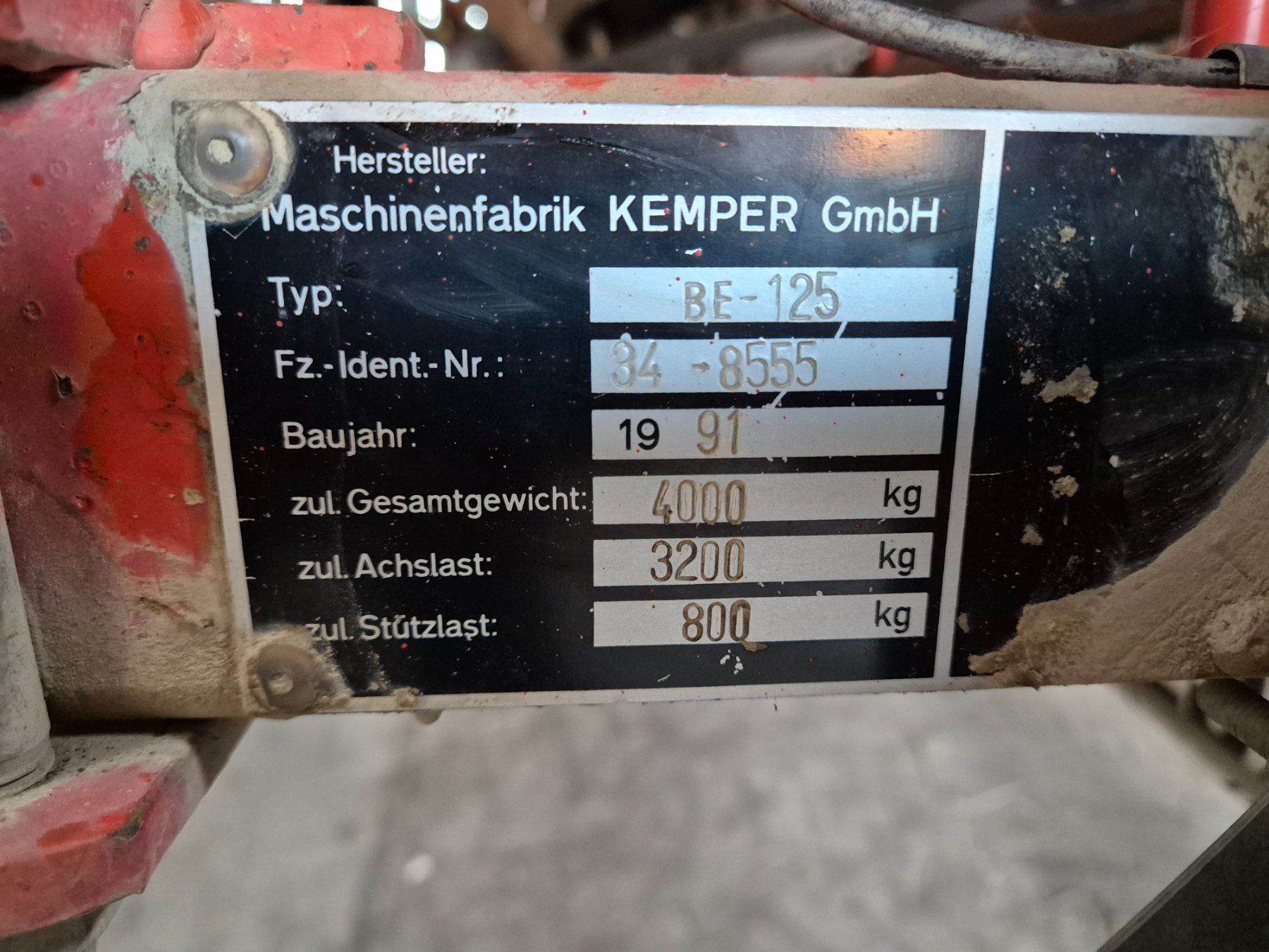 Kemper Rimorchi: Ballenwagen Kemper – Usato da Hallau venduto da Traube03 1