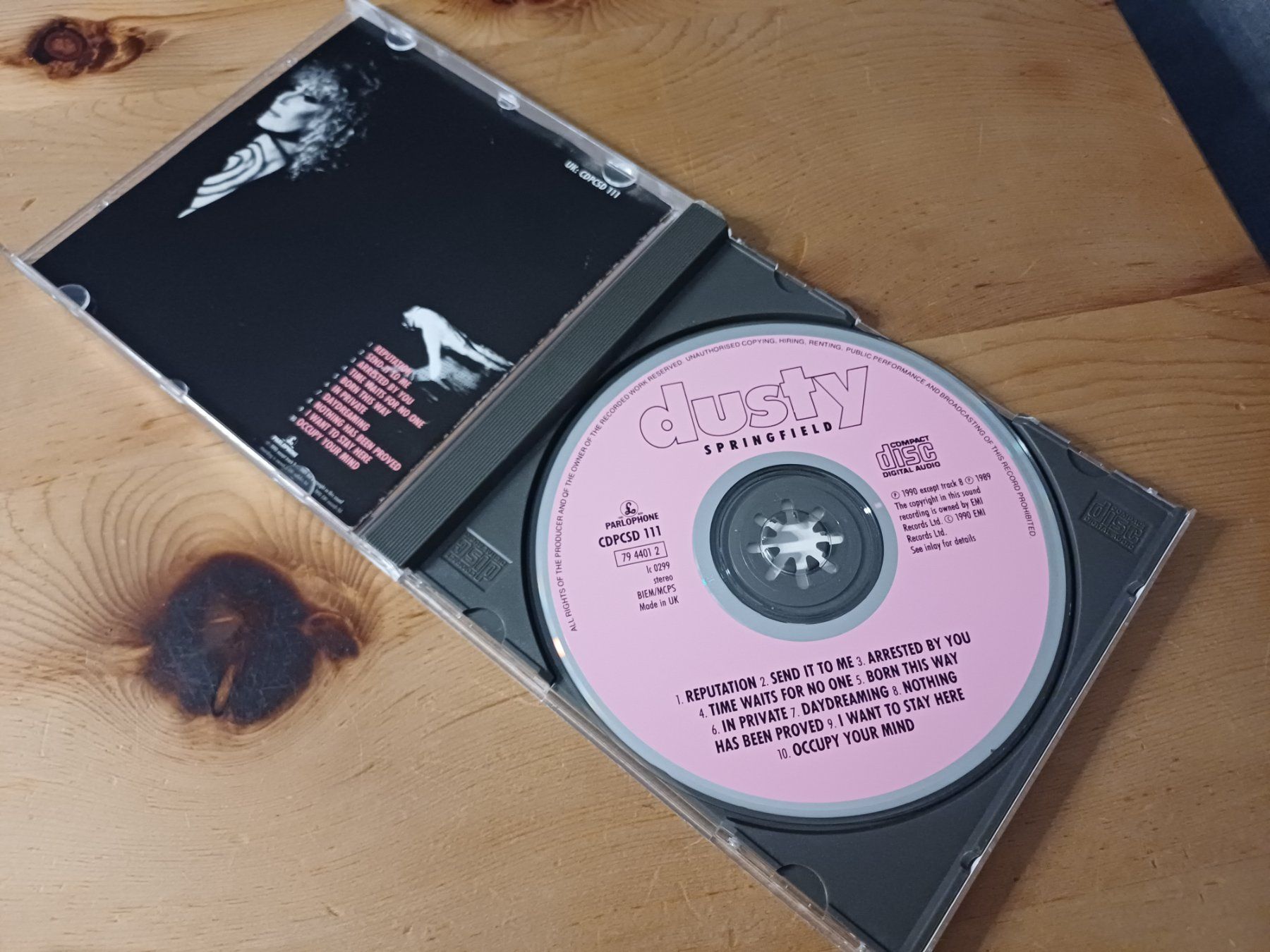CDs: Dusty Springfield - Reputation – D'occasion à Jona par Rreto71 2