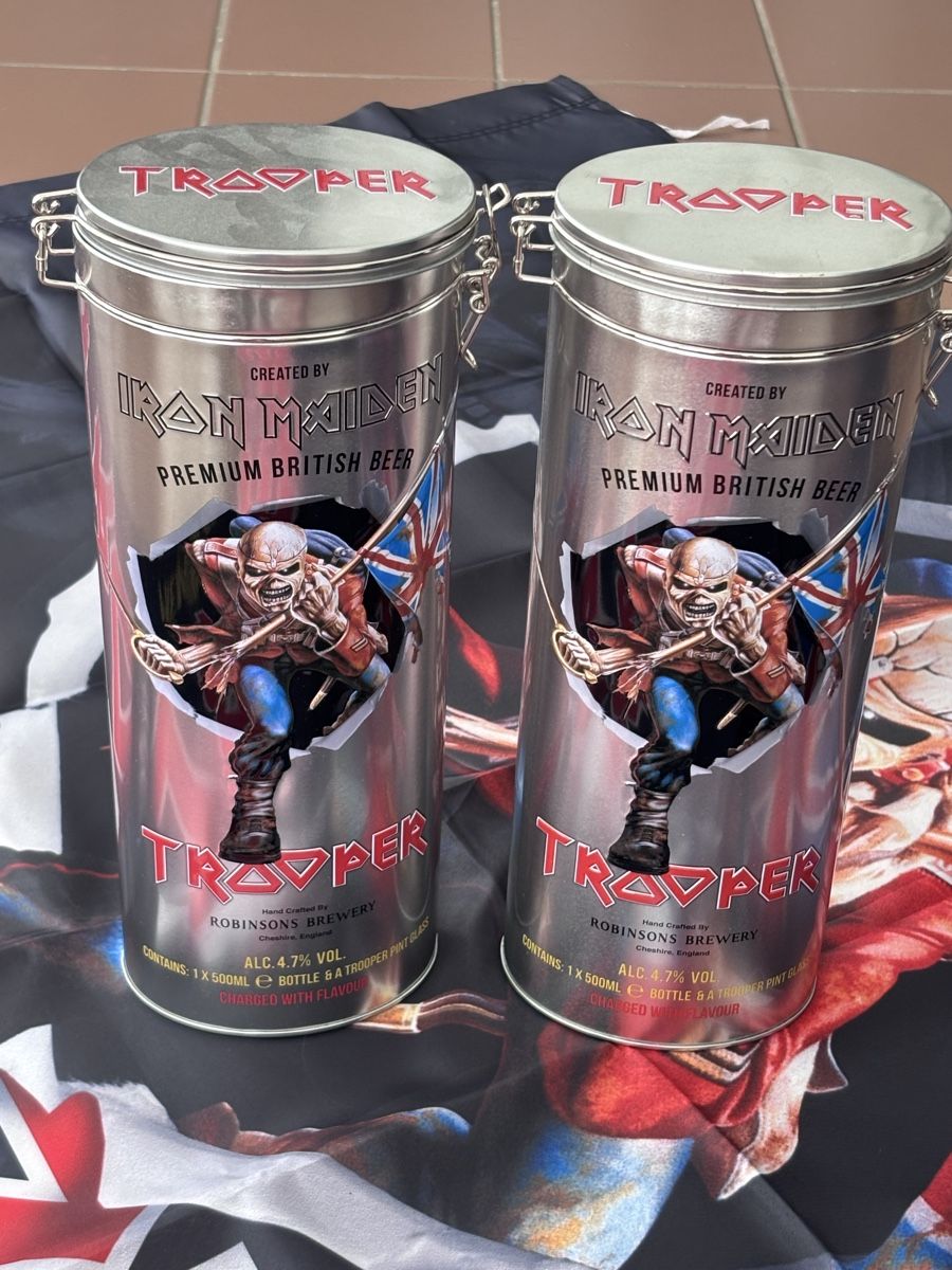 Spirituosen: Iron Maiden Trooper Beer Set – Neu und originalverpackt aus Gland von Pyar0211