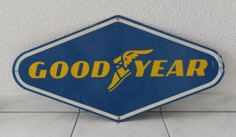 Blechschild Goodyear plaque tôle Pneu